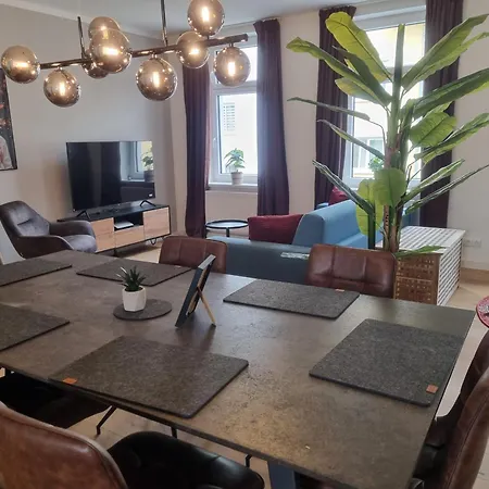 Maremar - Style-loft Am Ferberturm - 2 Schlafzimmer - Luxus Boxspringbett - Arbeitsplaetze - Highspeed Wlan * 게라