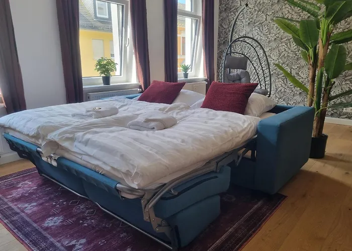 Apartament Maremar - Style-loft Am Ferberturm - 2 Schlafzimmer - Luxus Boxspringbett - Arbeitsplaetze - Highspeed Wlan *