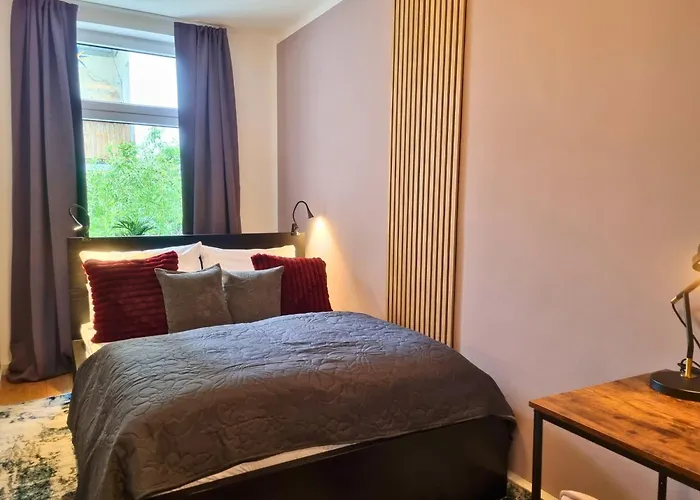 Apartament Maremar - Style-loft Am Ferberturm - 2 Schlafzimmer - Luxus Boxspringbett - Arbeitsplaetze - Highspeed Wlan *